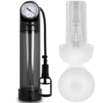 Pompa per il Pene Rx9 con Masturbatore Nero Abs Silicone Taglia M -...