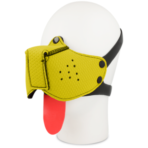 Ohmama Giallo 19.0 Cm - Mascherina Museruola Fetish Regolabile Giallo
