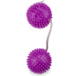 Palline Vaginali Strutturate Viola 3.6 Cm in Tpr - Baile Viola 3.6 Mm