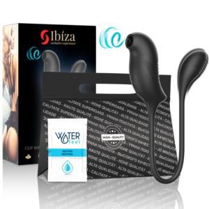 Ibiza Nero - Stimolatore Clitorideo con Suzione e Vibrazione Nero S...