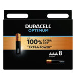 Batterie Alcaline Aaa Lr03 8 Pezzi Optimum - Duracell