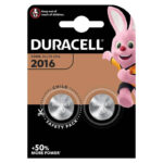 Batteria Bottone Litio Cr2016 3V 2 Pezzi - Duracell