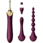 Stimolatore Clitorideo Multifunzione Riscaldante Viola Silicone 21,...