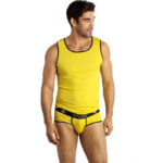 Anais Minimal - Canotta Intima Uomo Gialla Modello Tokio Vestibilit...