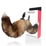 Coda Naturale con Plug Anale in Silicone 10 Cm Marrone 10.0 Cm - Da...