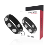 Anello di Erezione in Pelle Nero 10.5 Cm - Darkness