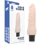 Vibratore Autolubrificante Sven 18.5 Cm -O- 3.3 Cm Beige / Pelle 18...