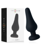 Plug Anale Pipo L Silicone Nero 13 Cm Nero 13.0 Cm - Intense