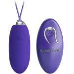 Ovetto Vibrante Telecomandato 12 Vibrazioni Viola Silicone - Pretty...
