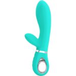 Vibratore Multifunzione Punto G Thomas 7 Vibrazioni Verde Acqua Sil...