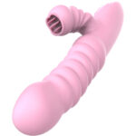Vibratore Multifunzione con Lingua Stimolante Effetto Calore Fucsia...