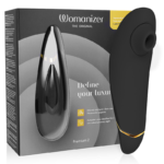 Stimolatore Clitorideo Premium 2 Nero Silicone Multifunzione - Woma...