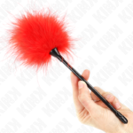 Tickler Sensuale con Piume Rosse 27 Cm - Kink Rosso 27.0 Cm