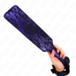 Paddle in Pelle Design Scandalo Viola/Nero 37X7 Cm - Kink Viola 5.0 Cm