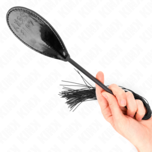 Kink Nero 5.0 Cm - Palette Paddle con Nappine Corte Nero Pelle