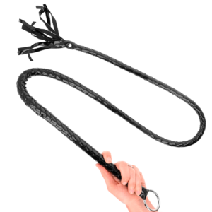 Frusta Lunga in Pvc Lucido 138 Cm Nera - Kink Nero 138.0 Cm