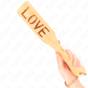 Paddle in Bambù Love 32X5,5 Cm Design Classico - Kink Beige / Pelle...