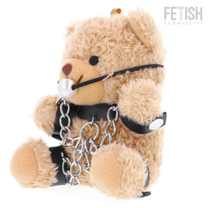 Orsetto Peluche Bdsm Fozzie con Catene e Bavaglio Portachiavi 11,5 ...