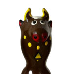 Preservativo Dipinto A Mano Bull Black Fantasy Marrone Lattice 1 Pe...