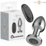 Plug Anale Vibrante 10 Vibrazioni Argento Alluminio Grande Telecoma...