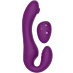 On Autoportante Vibrante 2 in 1 con Telecomando Viola Silicone 19,5...