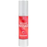 Olio da Massaggio Sensuale Alla Fragola 50 Ml - Secret Play