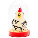 Condomerie 40 Mm - Gadget Preservativo Dipinto A Mano Gallo Decorat...
