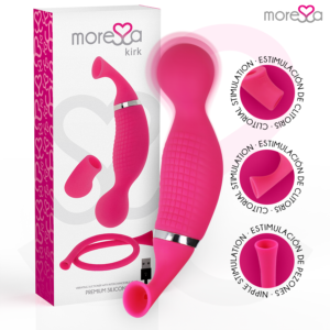 Kirk Duo Aspirazione + Massaggiatore Multi-Performance in Silicone ...