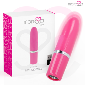 Ivy Vibratore Stimolatore da Viaggio Rosa Rosa 9.0 Cm - Moressa