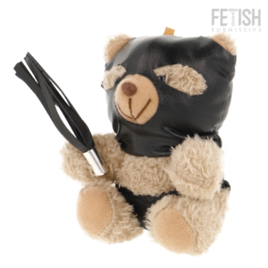 Orsacchiotto Gadget Scherzo Bdsm Luno con Maschera e Frusta 11 Cm B...