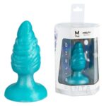 Plug Anale Fantasy Termoreattivo 9,2 Cm Blu Celeste Silicone Liquid...