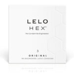 Scatola per Preservativi Hex 3 Unit - Lelo