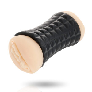 Masturbatore Womanvibe Doppio Gommoso Beige / Pelle 15.0 Mm - Woman...