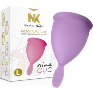 Coppa Mestruale Viola - Taglia L - Nina Kikí