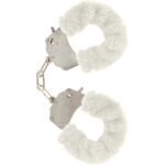 Polsini Furry Fun Bondage Bianco Bianco 22.6 Cm - Toyjoy