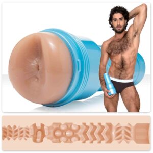 Diego Sans Sex Machine e Masturbador Beige / Pelle - Fleshjack