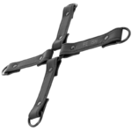 Manette in Pelle Vegana Union Nero 21.0 Cm - Fetish Submissive