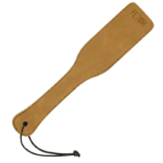 Frusta in Pelle Vegana Marrone 32.0 Cm - Fetish Sottomessa Origine